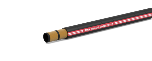 DF2D DINFLEX - Two Wire Braid 2400-6100 psi Compact Hose DIEHARD™ Cover