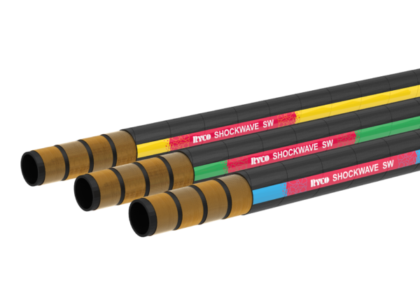 SW SHOCKWAVE - Four Wire Spiral 10000-18125 psi Waterblast Hose