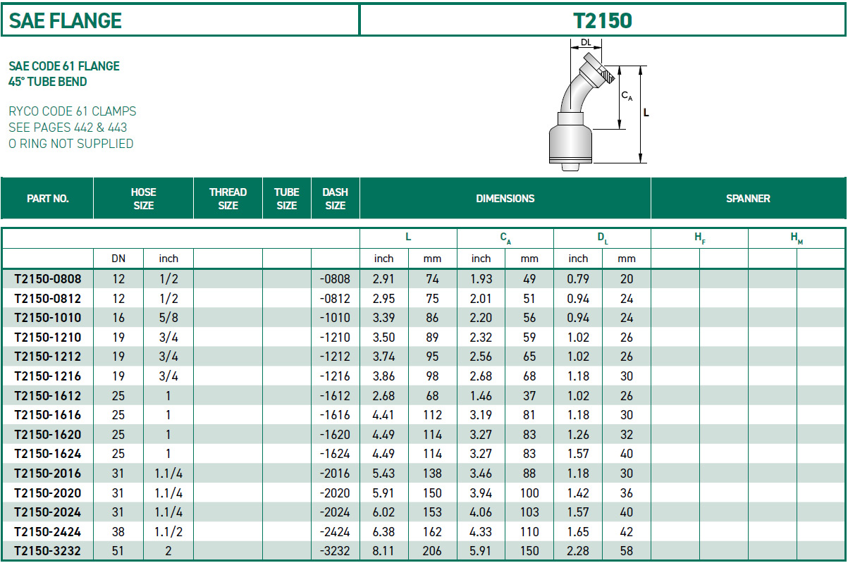 RH-Fittings-T2000-SAE-FLANGE-T2150