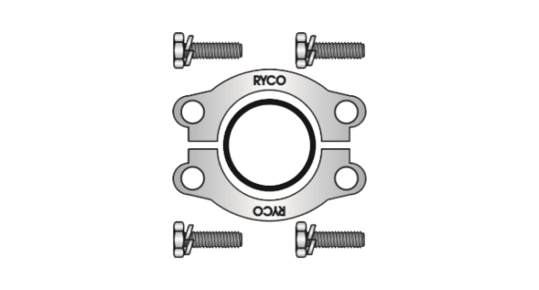 S40M - Metric Bolts Split Flange Clamp Kits Code 61