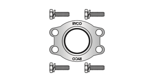 S142K - UNC Bolts Solid Flange Clamp Kits Code 62