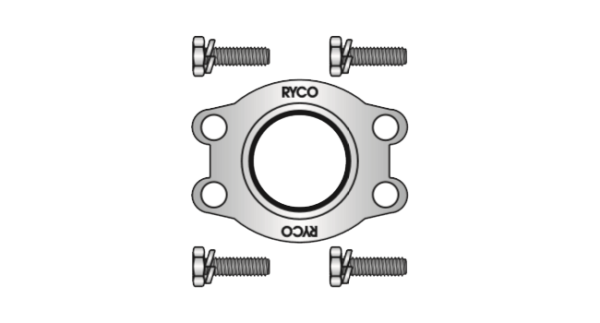 S142M - Metric Bolts Solid Flange Clamp Kits Code 62