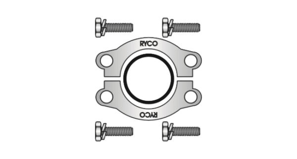 S42M - Metric Bolts Split Flange Clamp Kits Code 62