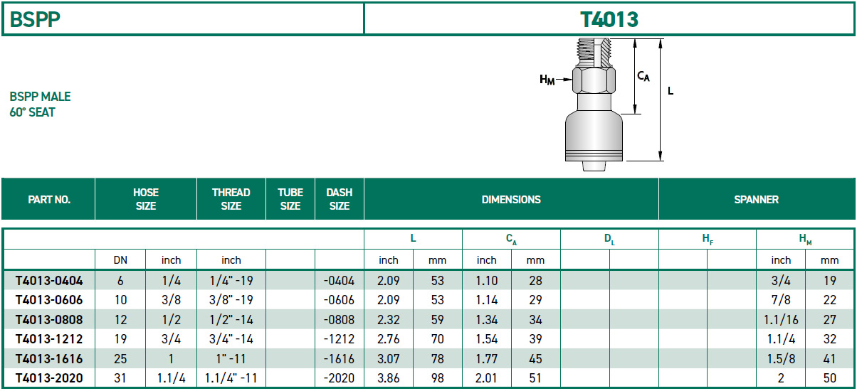 RH-Fittings-T4000-BSPP-T4013